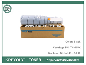  Copier Toner TN415 Compatible Monochrome Copier Konica Minolta Bizhub 36 42