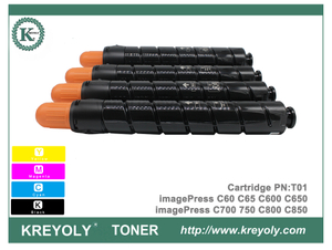 New Canon T01 Toner Cartridge For imagePress C60 C65 C650 C600 C750 C700 C800 C850 C910